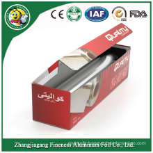 Household Aluminum Foil Roll with Paper Package Color Box